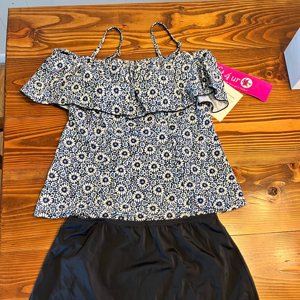 fit 4 u. 2-piece swimsuit. New with tags.